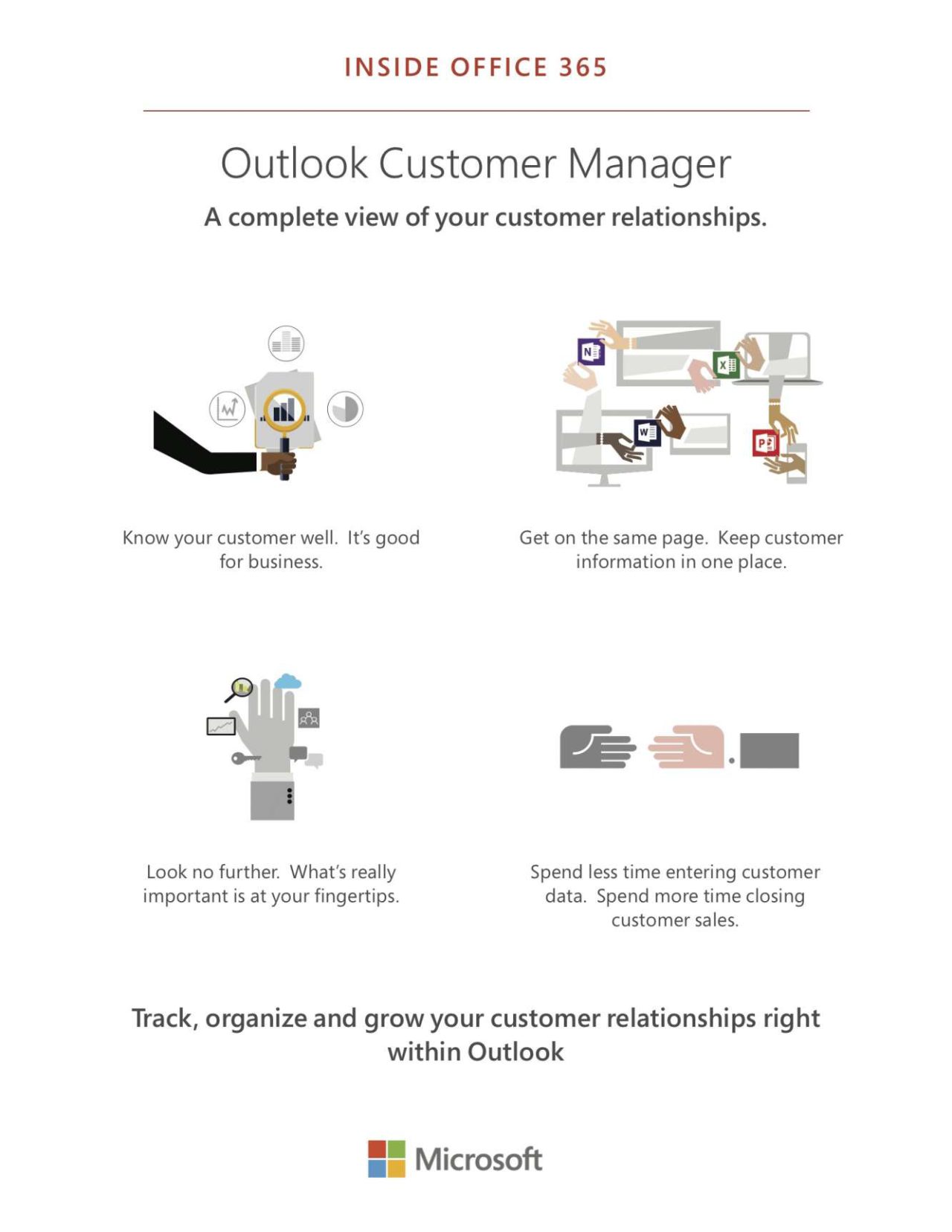 Outlook Customer Manager – A complete view of your customer relationships