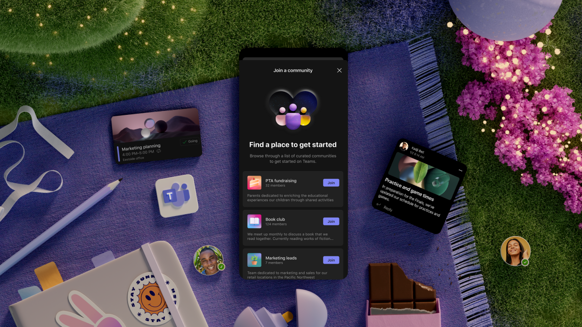 Build more connections with communities in Microsoft Teams and GroupMe features