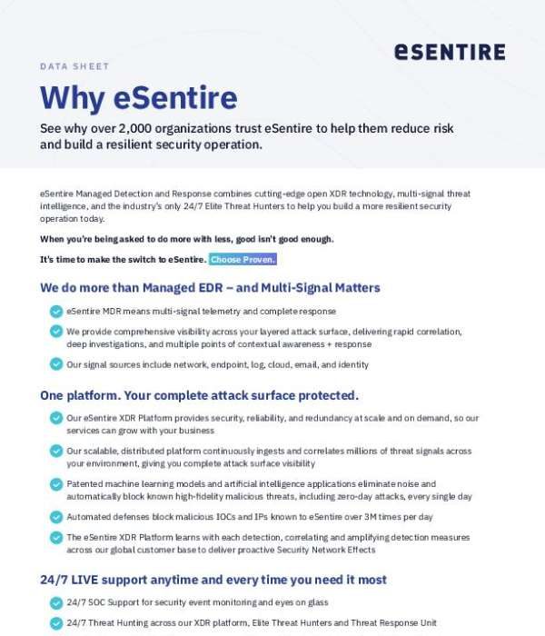 Why eSentire