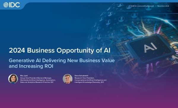 2024 Business Opportunity of AI | Generative AI Delivering New Business Value and Increasing ROI