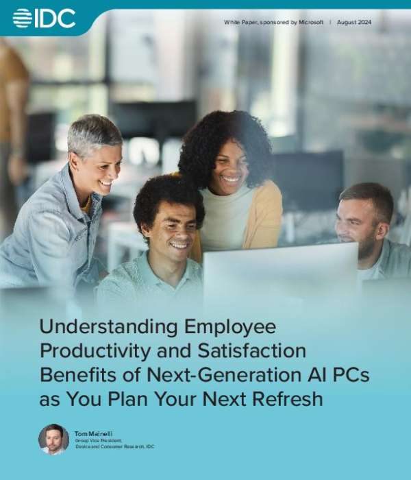Understanding Employee Productivity and Satisfaction Benefits of Next-Generation AI PCs as You Plan Your Next Refresh