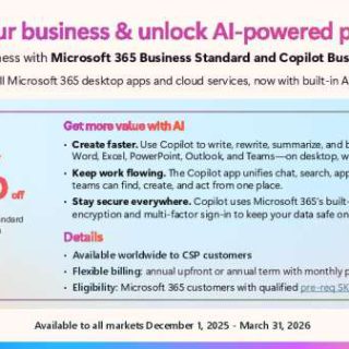 Bundle with Microsoft 365 Business Standard and Copilot Business+ ...