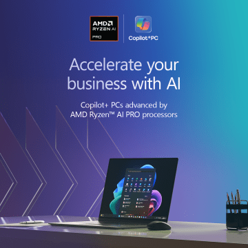 Message us to discuss how AI-powered #Copilot+ PCs with AMD Ryzen™ AI PRO processors deliver next-level speed, battery life, and security.